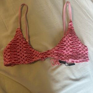 TRIANGL SET - pink crochet